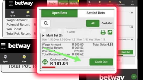 does betway have cash out option